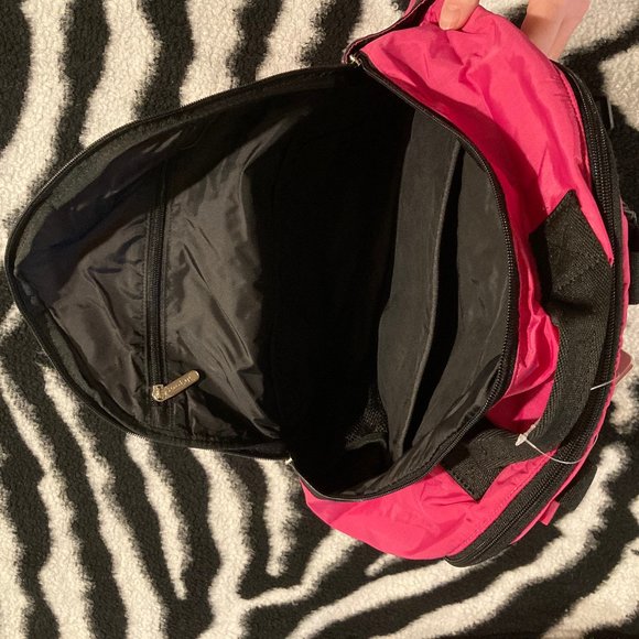 NWT LeSportsac Logan Backpack - POP PINK - Picture 5 of 6